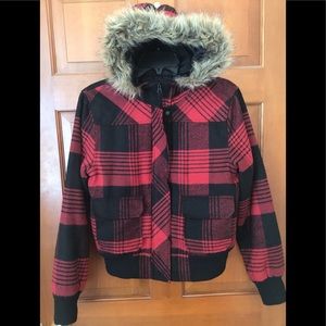Junior size plaid Jacket